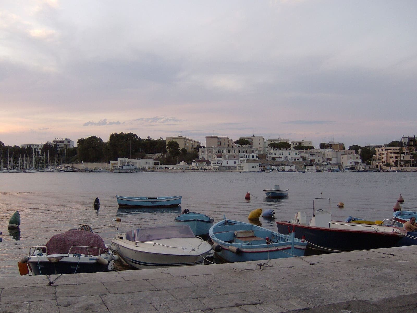 Boote in Marina di Brindisi